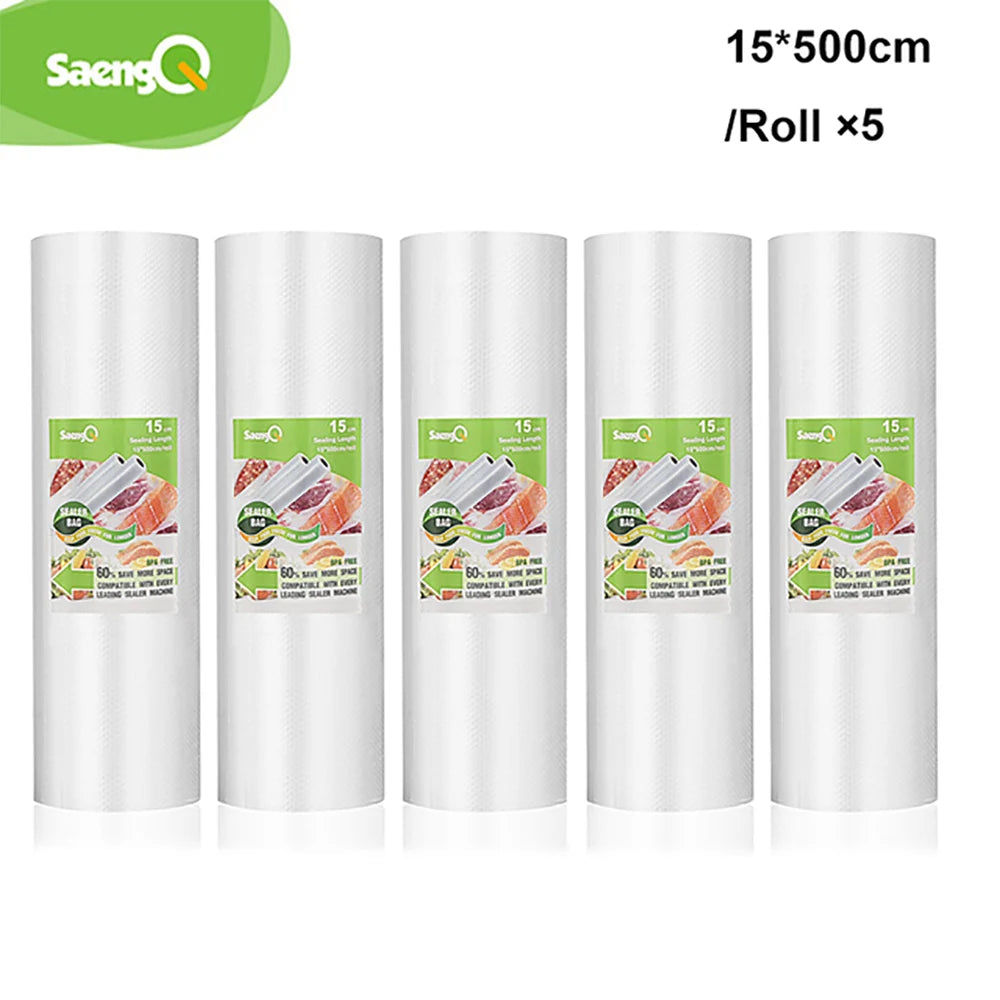 saengQ Kitchen Bags For Vacuum Food Vacuum Sealer Bag Sous Vide Storage Sealer bag Vacuum Packaging 12/15/20/25/30 cm*500 cm