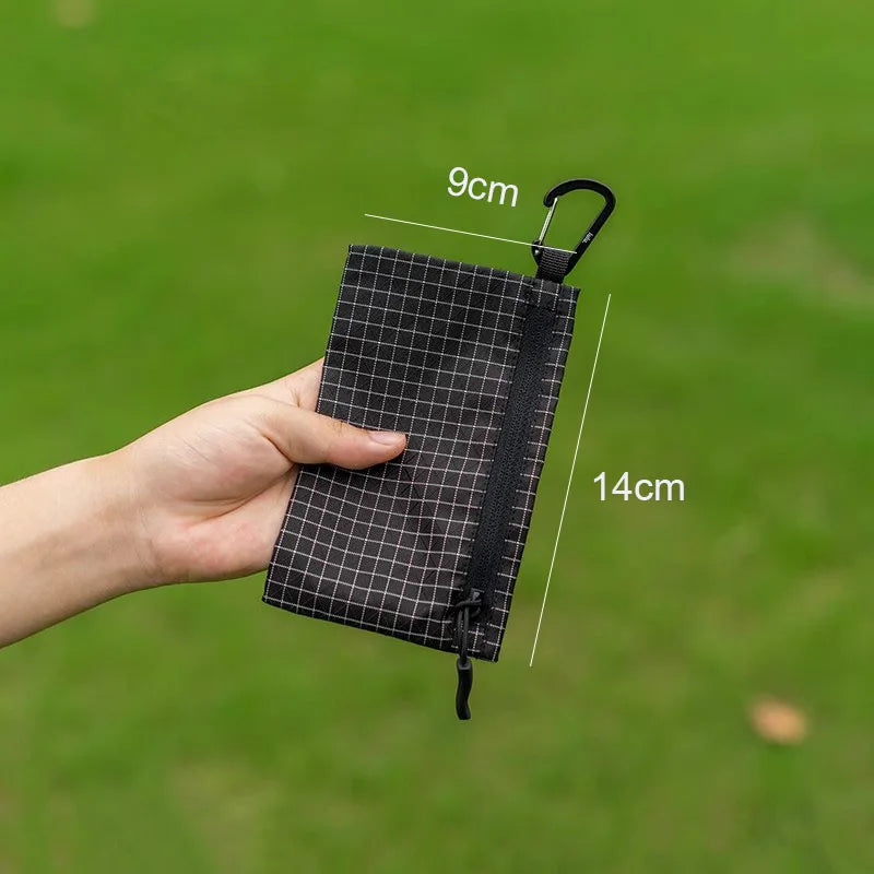 Ultralight UHMWPE xpac Tactical Wallet Passport Holder - Waterproof RFID Outdoor Camping Card Pouch Cash Bag - Molle Attachment