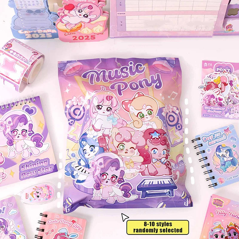 1Set Cartoon Kawaii Capybara Stationery Blind Bag Cute Capybara Stationery Set Creative Lucky Surprise Box Students Gifts