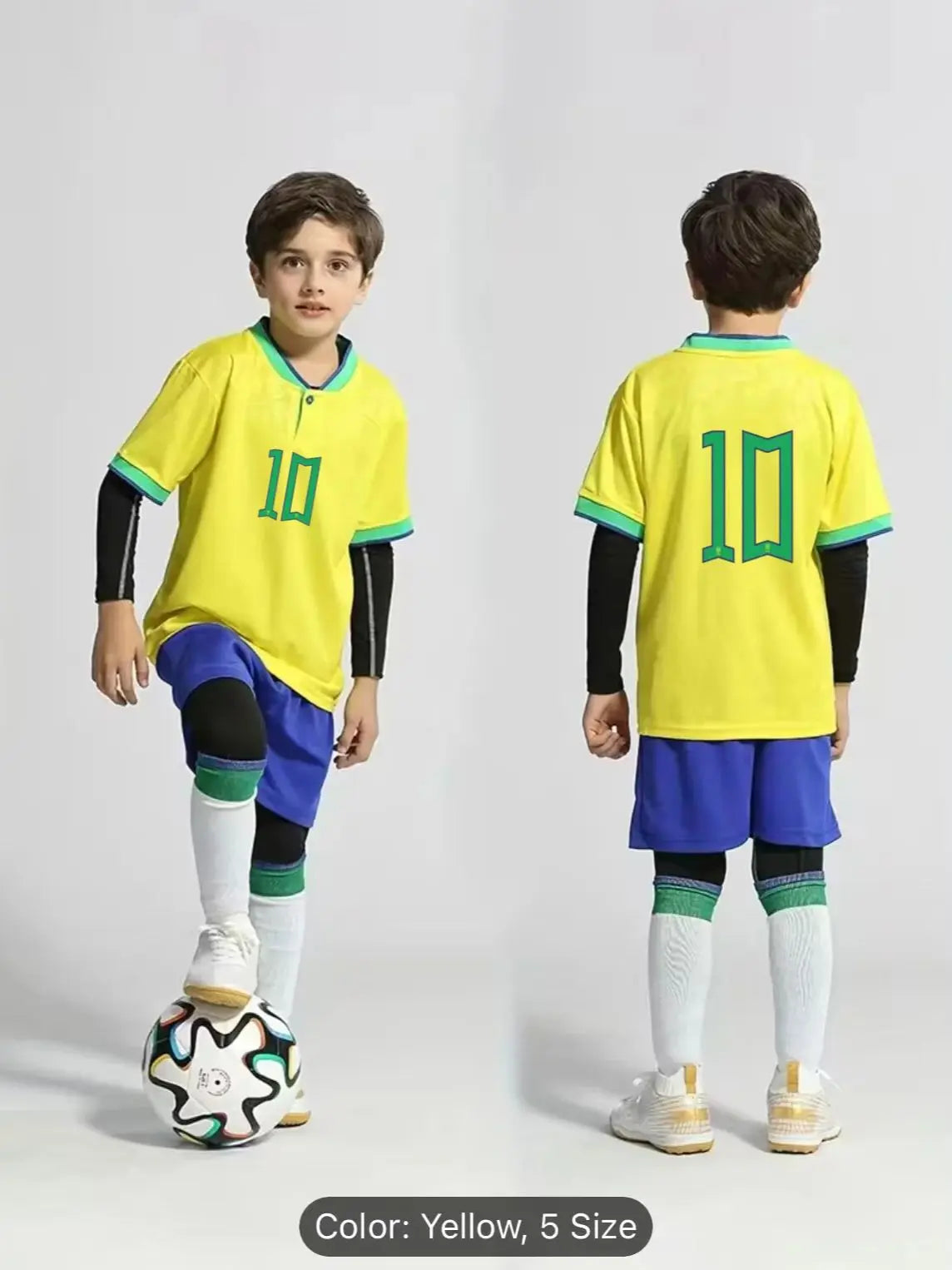 Children's sports suit boy girl Portuguese Fans shirt Training wear games rugby Football Shirt  Men Kids Child Sets Kit uniform