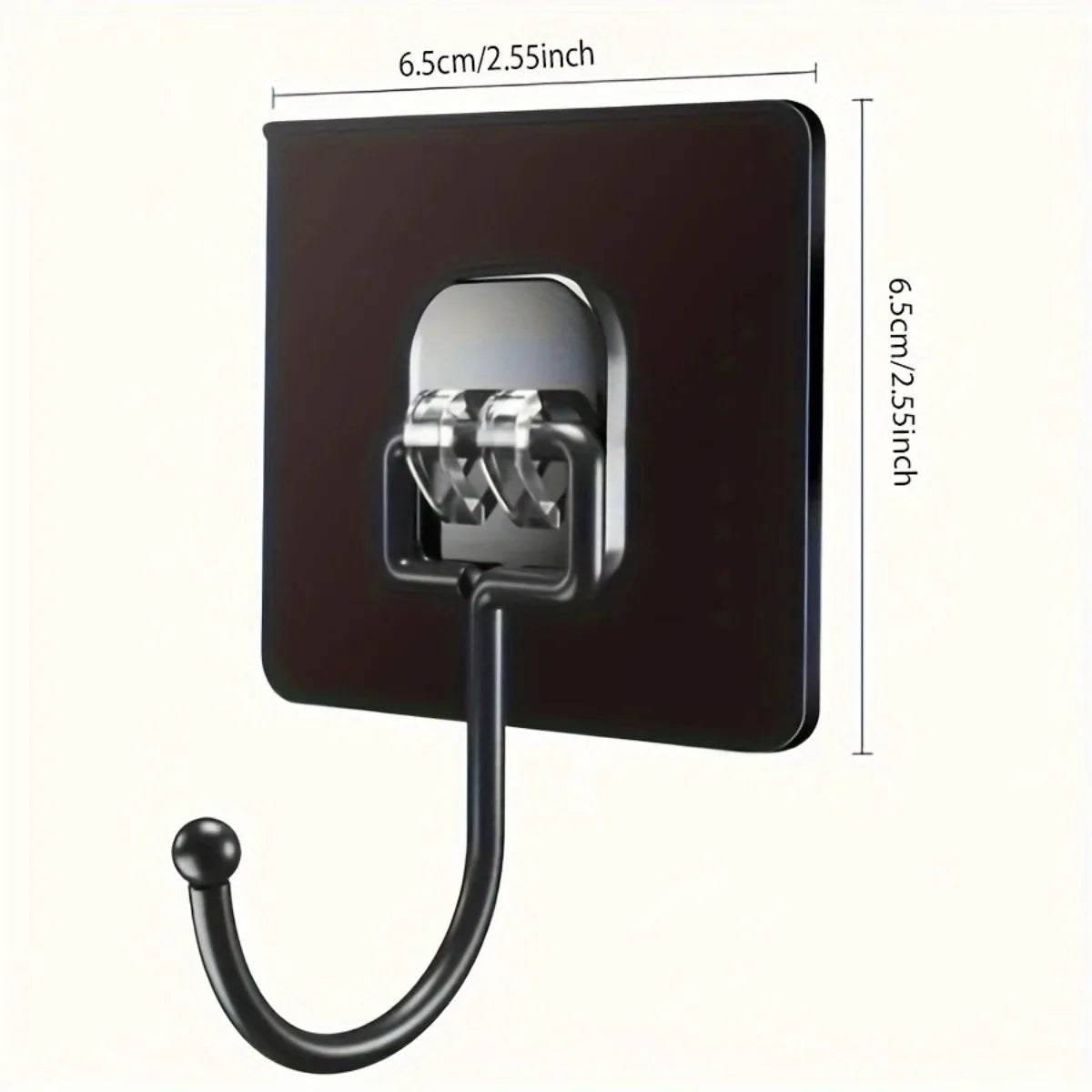 Self Adhesive Hooks Rotating Waterproof Strong Sticker Holder Wall Door Storage Hanging Hook Kitchen Bathroom Organizer