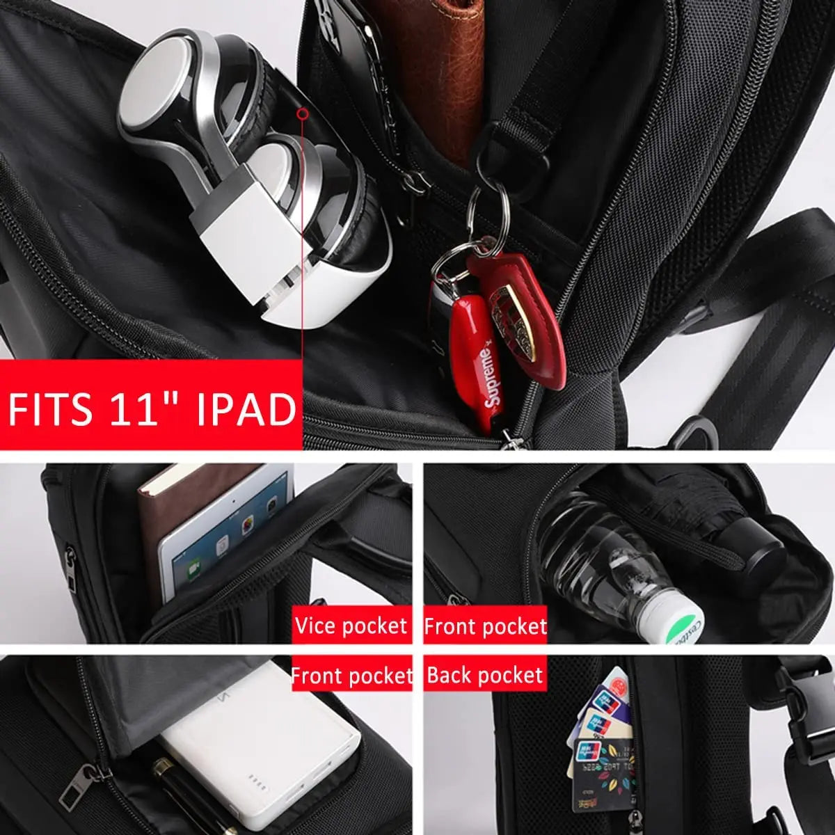 XINCADA Sling Bag Small Backpack Crossbody Bags for Men Chest Pack Man Purse Shoulder Messenger Bags