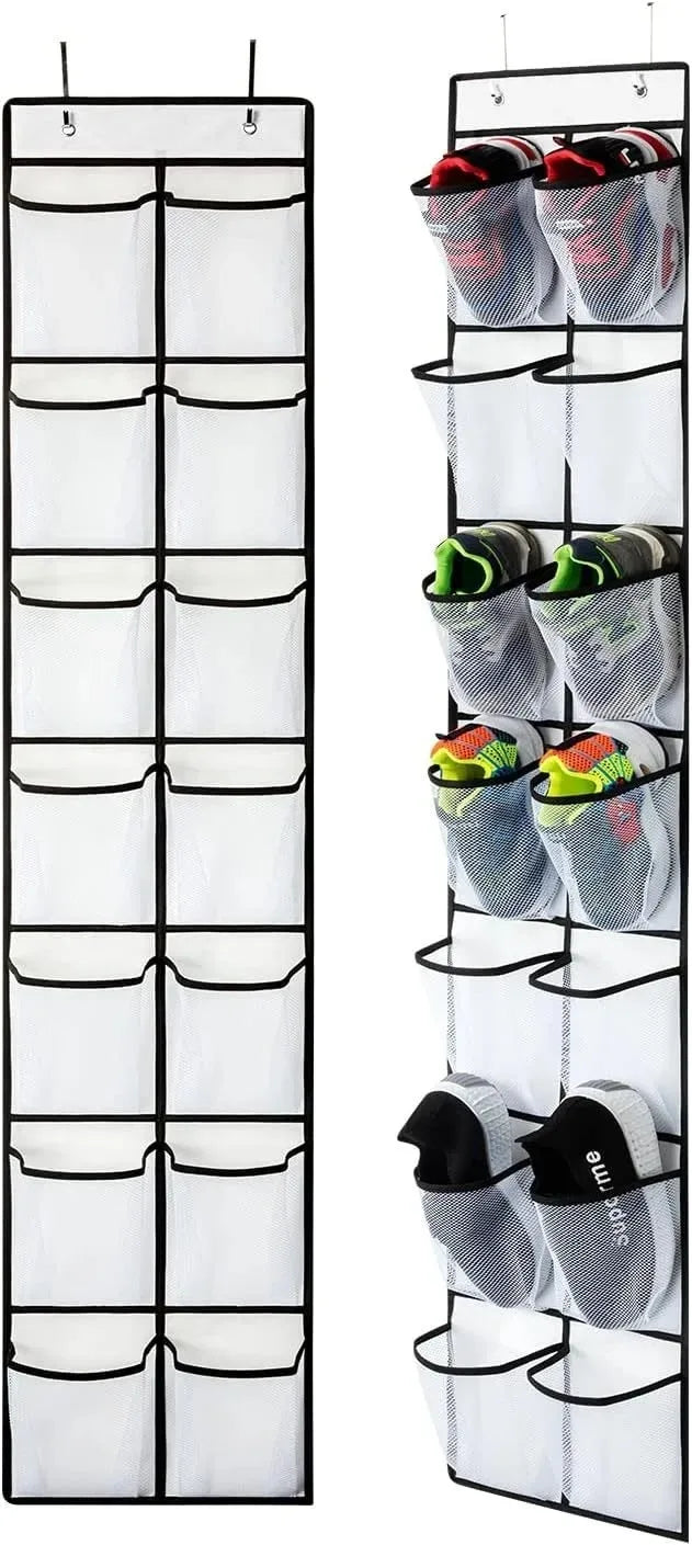 1Pcs Storage Hanging Organizers Foldable Storage Bag Shoes Organizer Toys 35 Large Mesh Bags Clothing Wardrobe Home Organization