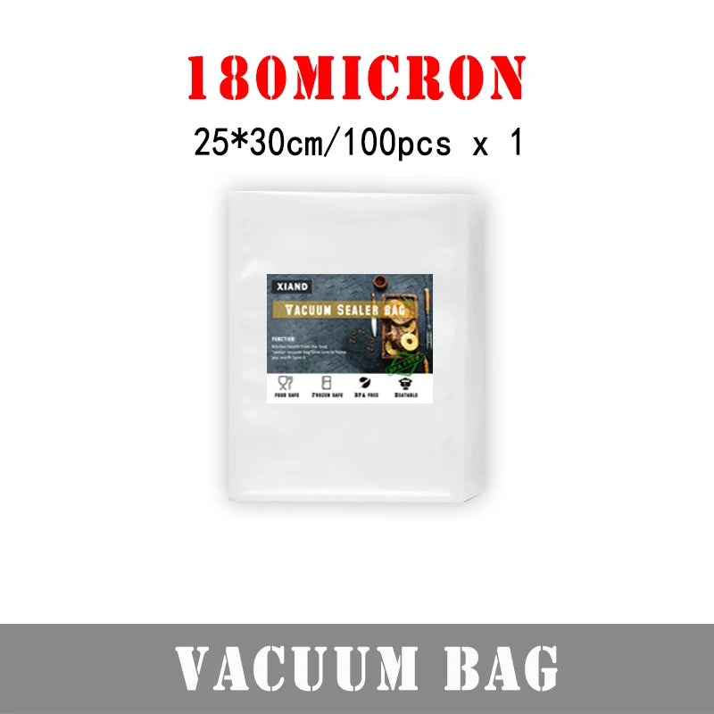 100pcs Food Vacuum Sealer Bags Kitchen Vacuum Packed For Food Saver Storage Vacuum Packaging Bags