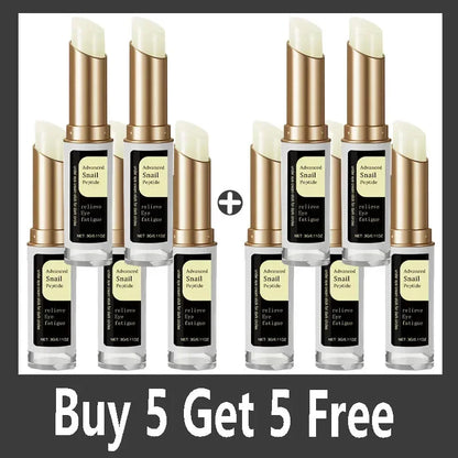 Snail Peptide Eye Cream stick reduce Dark Circles Eye Bags Firming Brightener Anti aging nourishing moisturize Eye Cream