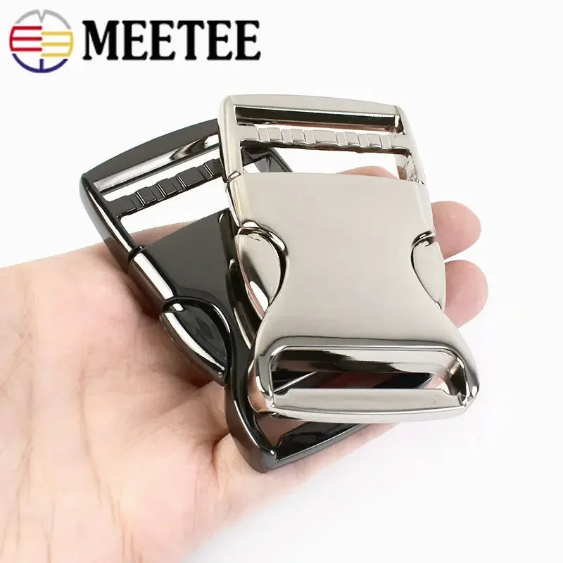 2/5Pcs 20-38mm Metal Quick Side Release Buckle Bag Belt Dog Collar Webbing Strap Adjust Clasps Hook Sewing Hardware Accessories