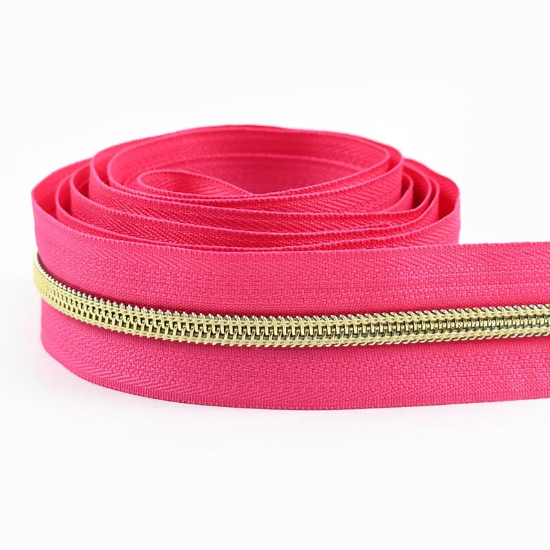 5# Nylon Zippers for Sewing Bags Plastic Coil Bag Zipper Tapes By The Meter Purse Garment Zips Repair DIY Clothing  Accessories
