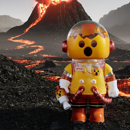 POP MART MEGA SPACE MOLLY 100% X Emoji Series Blind Box Guess Bag Desktop Decoration Cute Model Gift Girl Blind Bag Toys Anime