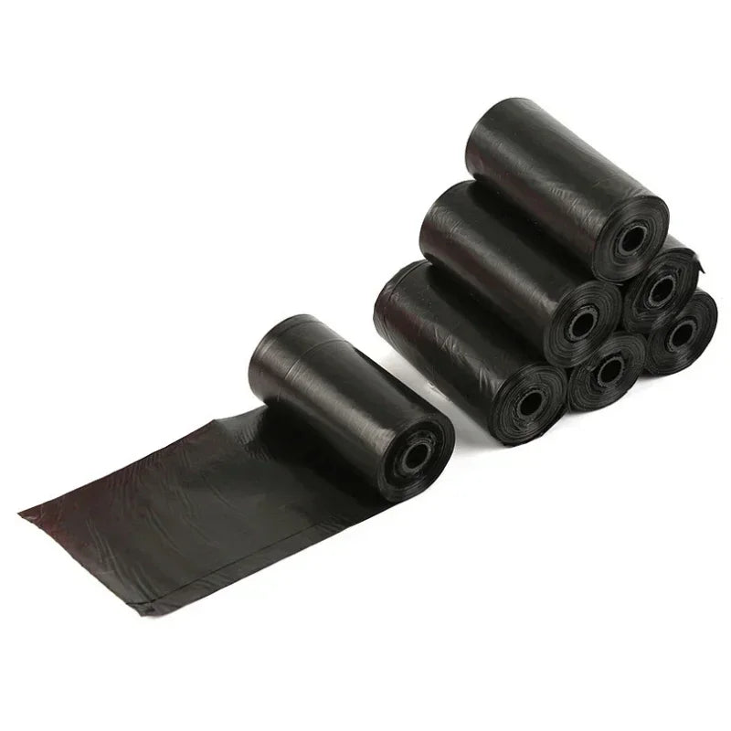 1-10 Roll/Set Garbage Bag Degradable Pet Poop Shit Trash Home Kitchen Universal Waste Black Outdoor Clean Pets Supplies
