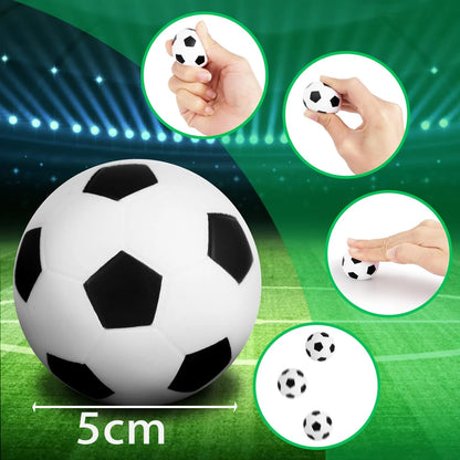 6/50Pcs Squeeze Soccer Ball Toys Sports Theme Birthday Party Favors Rubber Football Gift Cake Decor Goodie Bag Pinata Filler