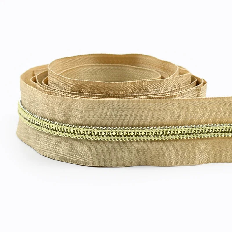 5# Nylon Zippers for Sewing Bags Plastic Coil Bag Zipper Tapes By The Meter Purse Garment Zips Repair DIY Clothing  Accessories