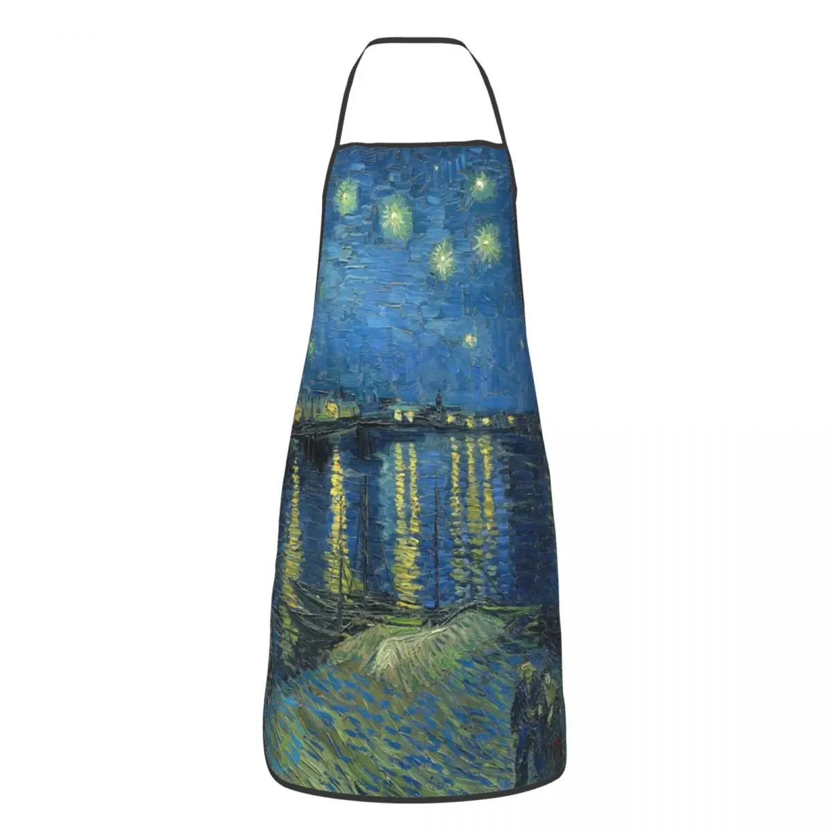 Bib Vincent Van Gogh Starry Night Aprons Men Women Unisex Adult Chef Cooking Kitchen Tablier Cuisine Painting