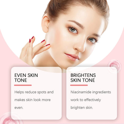 Niacinamide Facial Toner Brightening Lighten Spots Improve Pigmentation Even Skin Tone Tightens Hydrating Soothing Toner