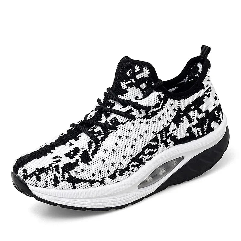 Women's Sneakers Platform Toning Wedge Zapatillas Sports Shoes for Women Swing Shoes Slimming Sneakers Fitness Gym Walking Shoes