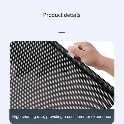 Universal Roller Blinds Suction Cup Sunshade Blackout Curtain Car Bedroom Kitchen Office Window Sun-shading Curtains Retractable