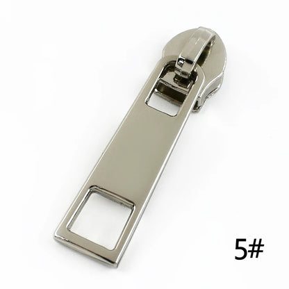 5/10/20Pcs 5# Zipper Pulls For Sewing Zippers Tape Metal/Nylon/Resin Zips Sliders Bag Garments Repair DIY Accessories