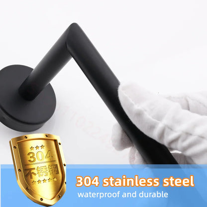 Self adhesive toilet roll paper holder No Drill Towel Rack Stainless Steel wall Mount stand organizer Kitchen Bath Accessories