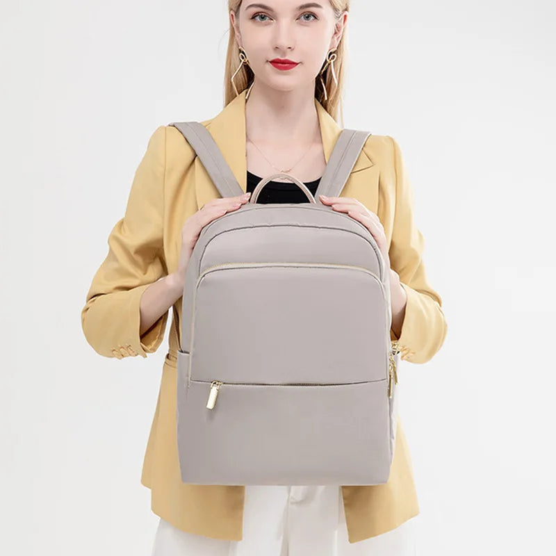 Women backpack oxford cloth waterproof Shockproof Fashion Office Lady Bag 13 14 inch laptop backpack