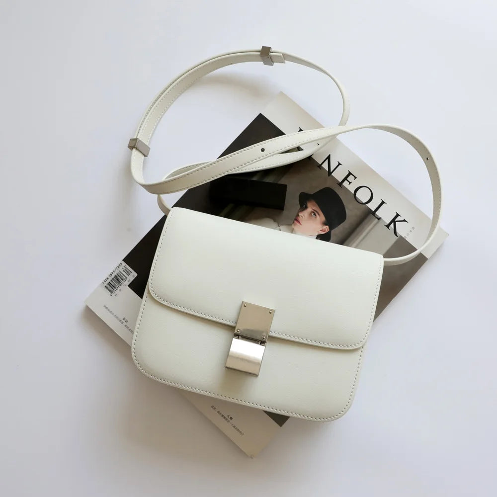 UBELLIN Large Women Handbag Bag Single Flap Lock Fashion Interior Compartment Solid Luxury Shoulder Bags Handbags 2024