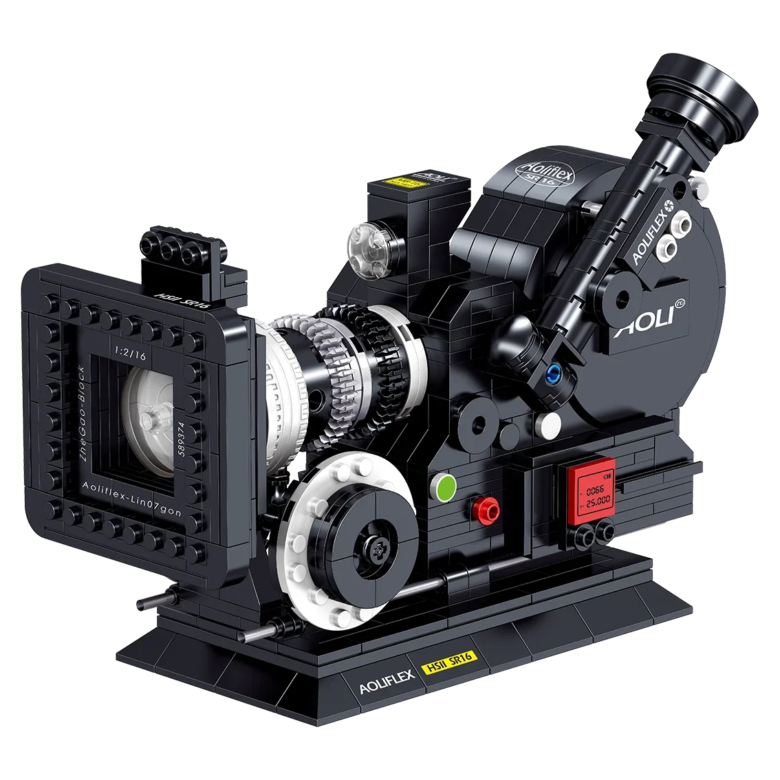 Doubuilt Retro Camera Building Blocks Model 400+pcs Movable Camera Projector Building Blocks Children Toys Furniture Ornaments