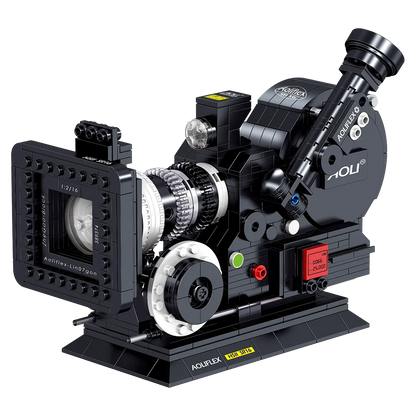 Doubuilt Retro Camera Building Blocks Model 400+pcs Movable Camera Projector Building Blocks Children Toys Furniture Ornaments