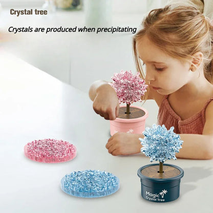 DIY Crystal Planting Tree Magic Handmade Science Experiment Set Funny Tecnologia Educational Science Toys Creative Children Gift