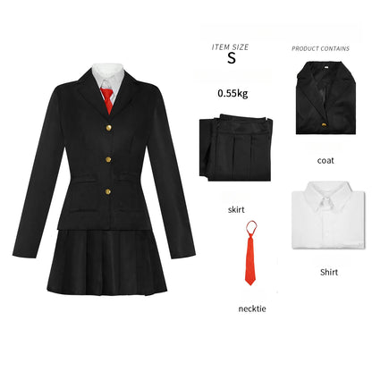 Tomie Kawakami COS Set Tomie's School Uniform + Wig + Accessories Anime Ito Junji Role Play Halloween Comic Con Essentials