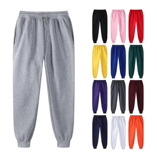 Autumn Winter Men/Women Fitness Workout Sweatpants Jogging Running Sweatpant Casual Comfortable Streetwear Men's Tracksuit Pant