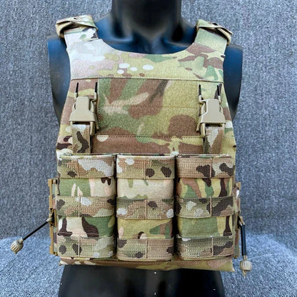 Tactical Magazine Pouch Airsoft Expansion Conversion Panel Mag Bag LV119 FCSK Vest Multicam 5.56/7.62 Triple Mag Pouch