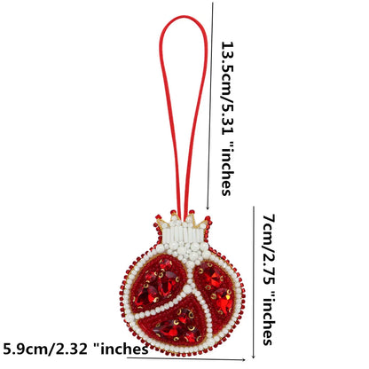 3D Handmade Rhinestone Beaded Coconut tree, butterfly hanging rope Patches Crystal Bag lanyard Patch beading Applique Patch