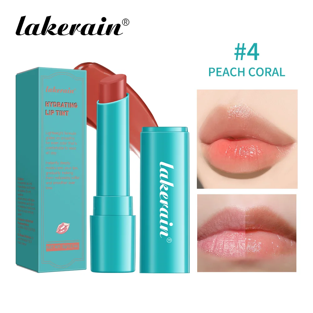 Solid Lip Tint Cute Hydrating Mirror Red Brown Jelly Lipstick Clear Moisturizing Lips Tint Nature Nude Korea Lip Makeup Cosmetic