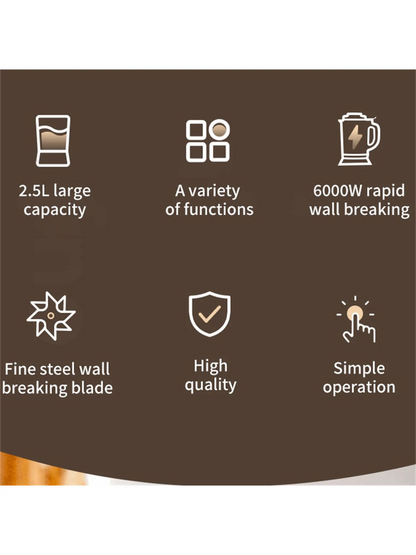 1 piece bullet personal mixer, wall breaker, multi-function mixer, food grinder, kitchen ice crusher