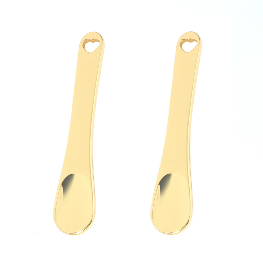 2pcs Face Spatula Massager Eye Cream Spoon Stick Skincare Beauty Tool Makeup Applicator Beauty Instrument Mini Scoop Cosmetic