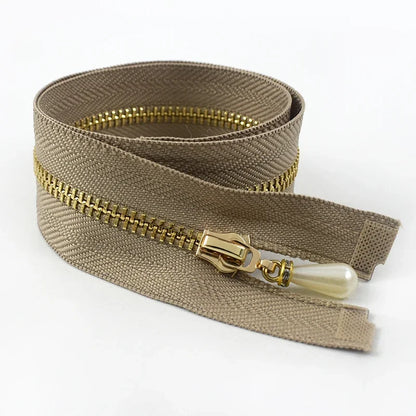 3Pcs Meetee 3# Metal Zippers Bag Zipper Closure 15-70cm Jacket Purse Easy Repair Zips Open/Close-End Coat Zip Sewing Accessories