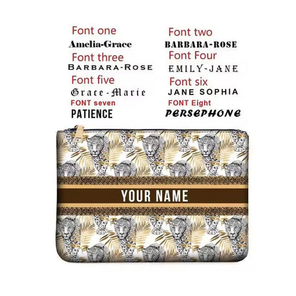 Wallets for Women Personality Animal Flower Printing Linen Clutch Popular  Purse Ladies Beach Bag Party Designer Bags Luxury