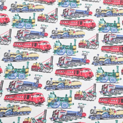 100% Cotton Canvas Fabric with Rose Flower Cartoon Print, Handmade DIY Bag, Pillow Back Cushion, Table Cloth Telas, CR-1879