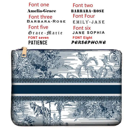 Wallets for Women Personality Animal Flower Printing Linen Clutch Popular  Purse Ladies Beach Bag Party Designer Bags Luxury