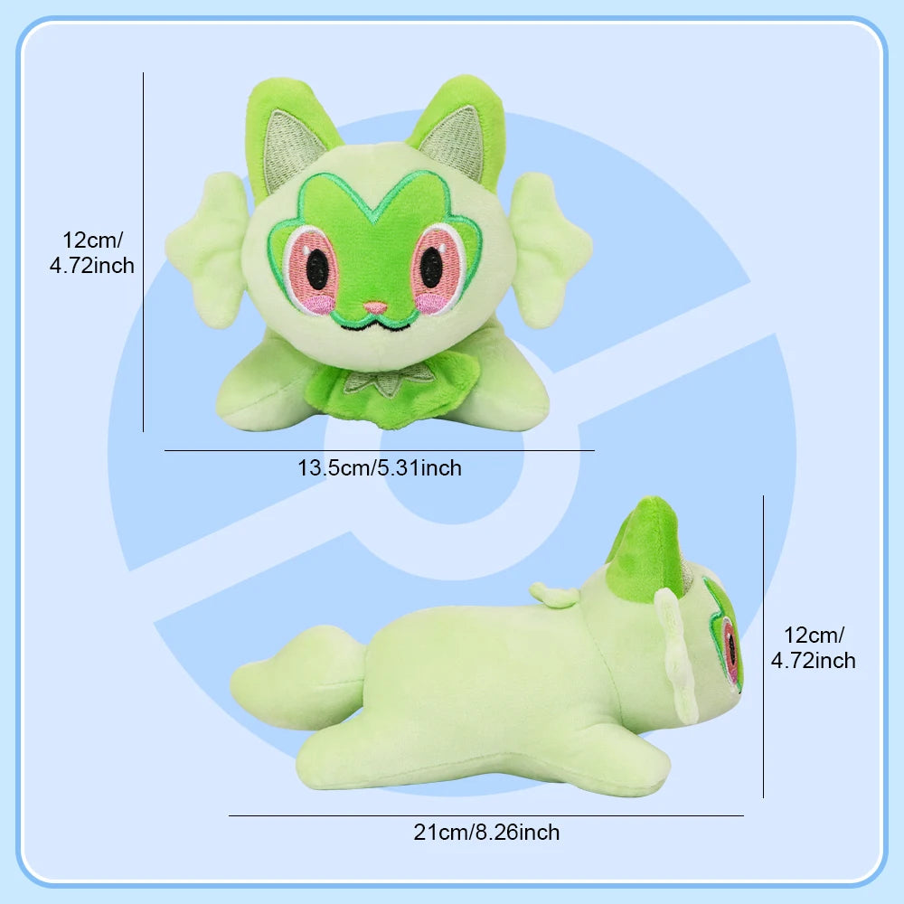 Yamper Finizen Phanpy Dedenne Meowth Sprigatito Plush Toys Poke Balls Mimikyu Cubone Charizard Peluche Dolls Gifts Kids