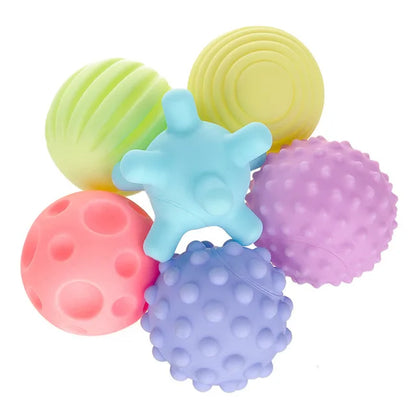 Baby Toy Sensory Balls Rattles Toy Textured Hand Touch Grasp Massage Ball Infant Senses Development Toys For Babies 0 12 M Games