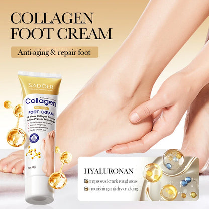SADOER Collagen Hand Cream Foot skincare Moisturizing Hydrating Repairing Hand and Feet Creams Skin Care Products