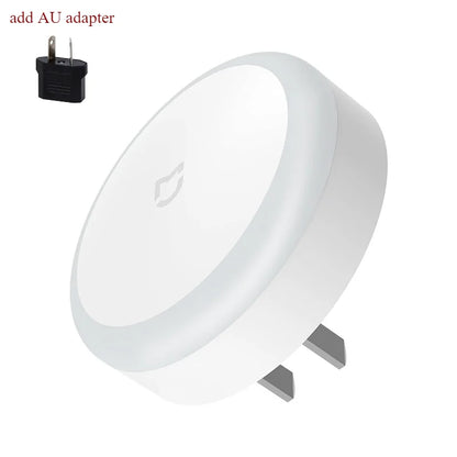 Xiaomi Mijia Plug-in Night Light 0.4W Touch Switch Automatically Lights Up At Night Led Lights Lampara De Noche Dormitorio Lamp