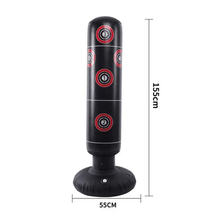 Inflatable Tumbler Punching Bag for Kids, Outdoor Toys Games, Home Gym Fitness, Boxing Fight Training, Stress Relief Toy