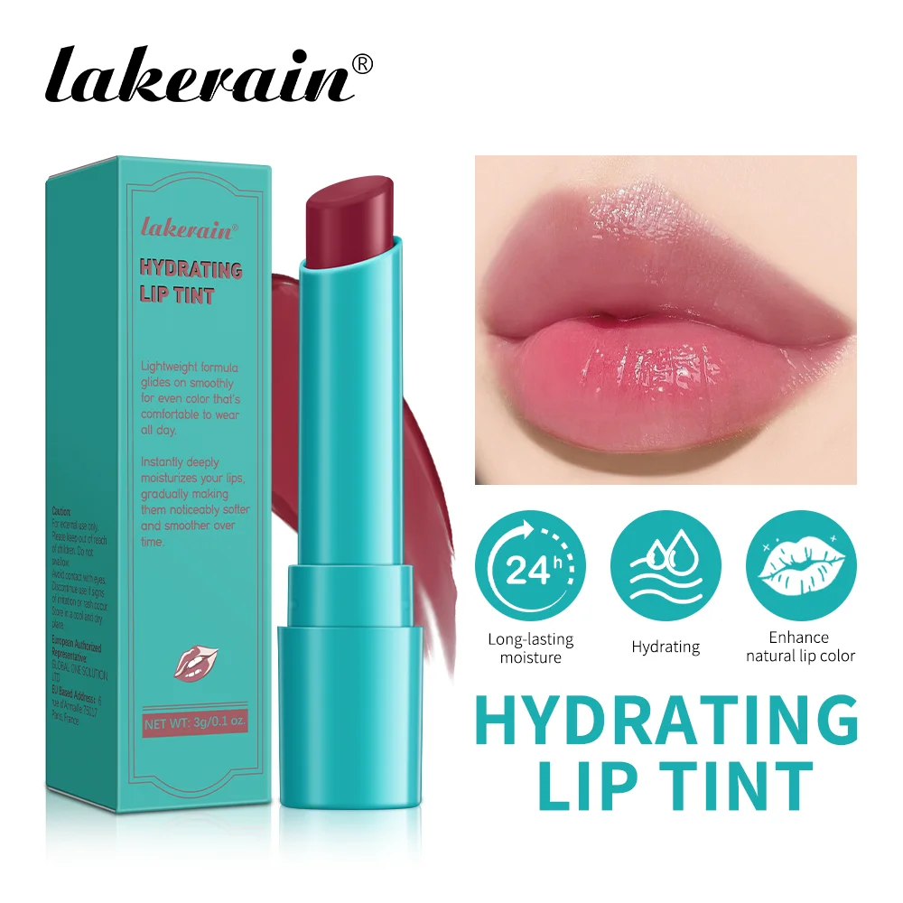 Solid Lip Tint Cute Hydrating Mirror Red Brown Jelly Lipstick Clear Moisturizing Lips Tint Nature Nude Korea Lip Makeup Cosmetic