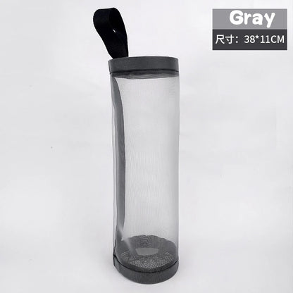 Stainless Steel Kitchen Trash Rack Cabinet Door Garbage Bags Holder Closet Garbage Storage Holder Towel Hanging Organizer