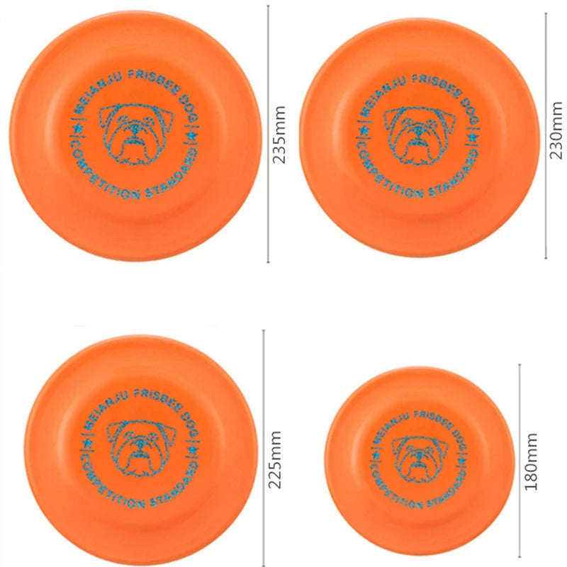 Standard Competition Pet Dog Flying Discs Funny Dog Toy Training Flying Discs Interactive Bite Resistant Silica Gel Soft Toys