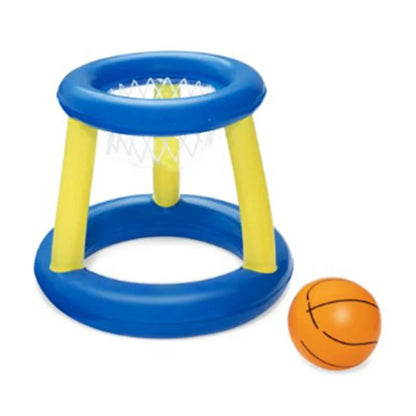 Water Basketball Stand Inflatable Floating Basketball Hoop With Basketball Swimming Pool Game Toys For Kids