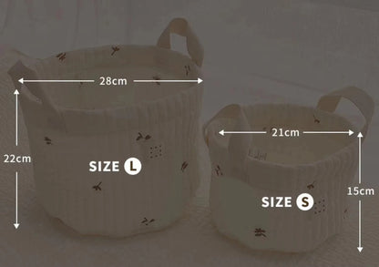 Toy storage bag Baby Bags Bear Embroidery Diaper Bag Caddy Nappy Cart Storage Mummy Maternity Bag for Newborn Diapers Toys