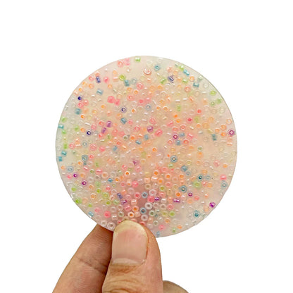 Skin Picking Fidget Toy, Mini Disposable Silicone Skin Picky Toy, Stress Release Games Mat Sensory Fidget Toys Christmas Gifts