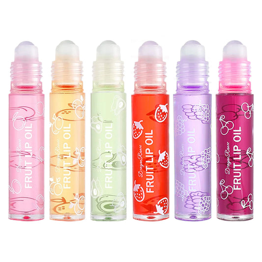 Roll-on Lip Balm Lip Makeup Primer Moisturizing Clear Transparent Lip Oil Long Lasting Hydrating Lip Gloss Moisturizing Lip Balm