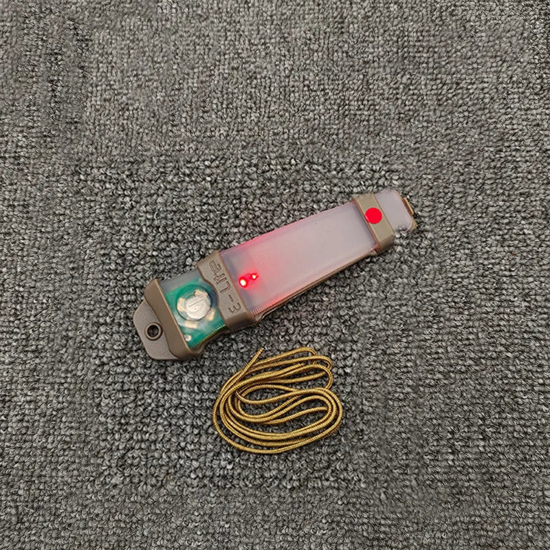 Tactical Survival Signal Light FMA Helmet Safety Flashing Light IP6 Waterproof Lamp Outdoor Hunting Equipment Helmet Accessories